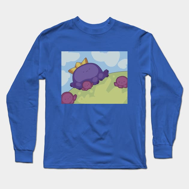 Attack of the Octoking Long Sleeve T-Shirt by cokyfish
